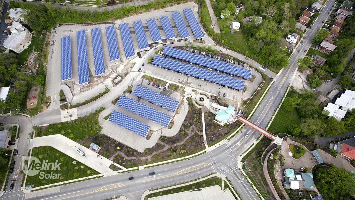 Cincinnati Zoo – Canopy 1 solar installation