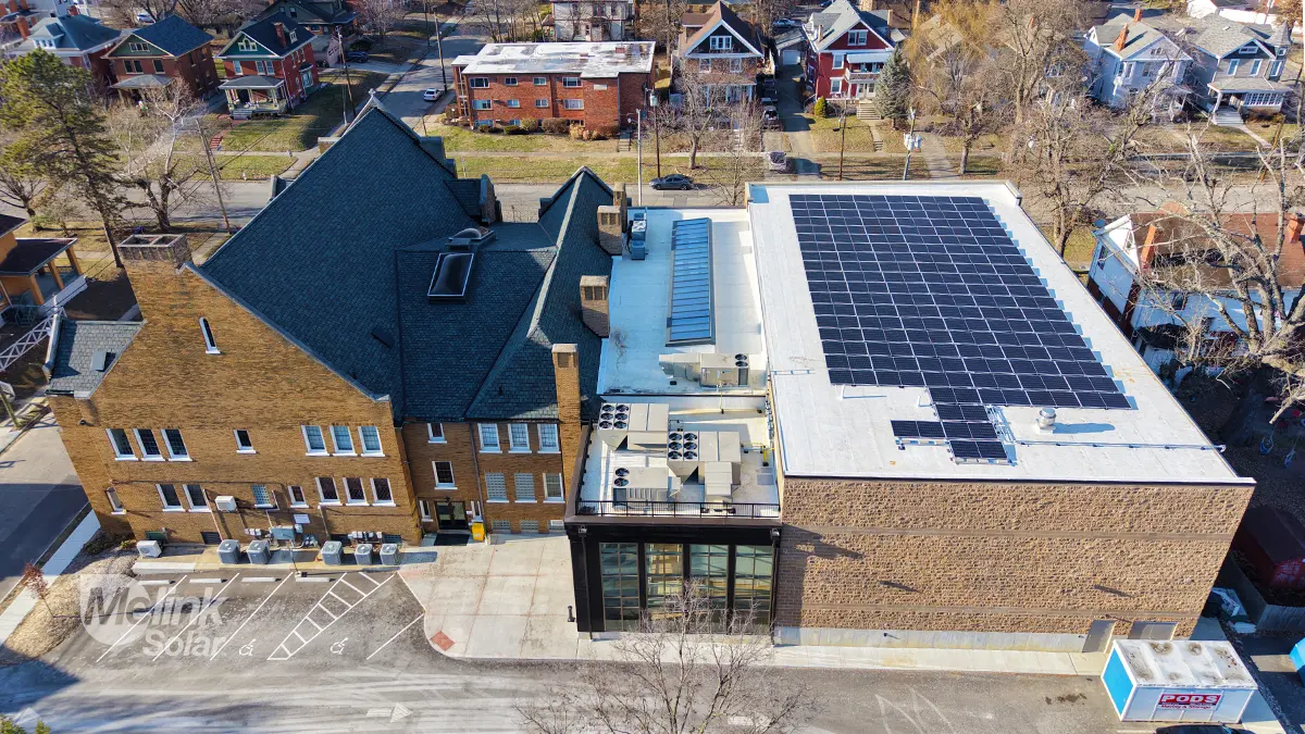 New City Presbyterian Church rooftop solar array